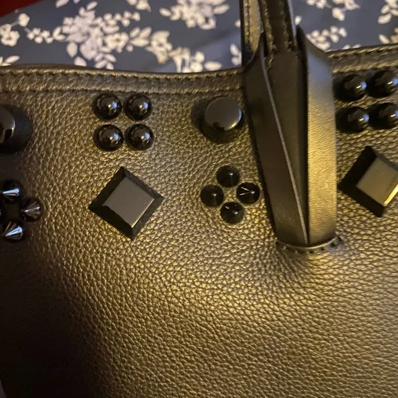 NWT Christian Louboutin Cabata Calf Leather Large Carryall & Wristlet Insert - Picture 5 of 9